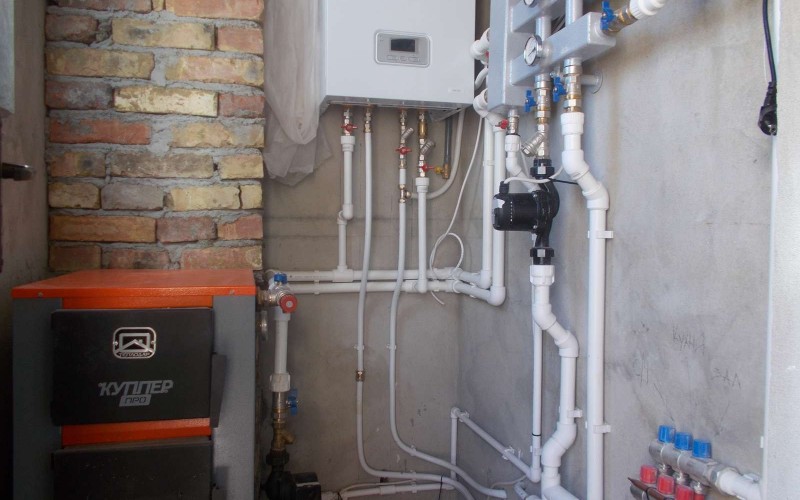 Комбинированная котельная с котлом Куппер ПРО и гидрострелкой Север
