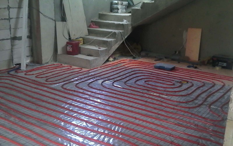 Теплый пол в холле