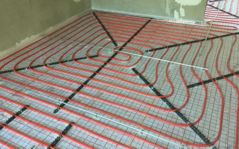 Теплый пол в частног доме