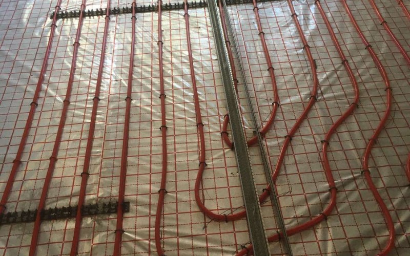 Монтаж теплых полов в доме