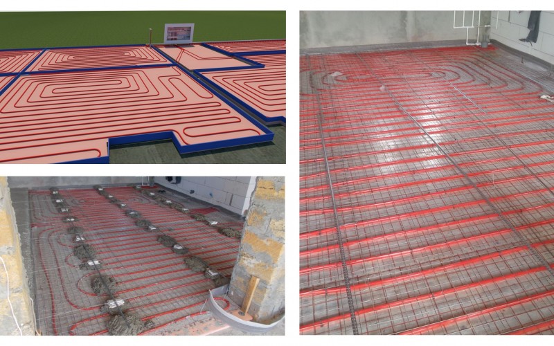 Теплые полы в частном доме