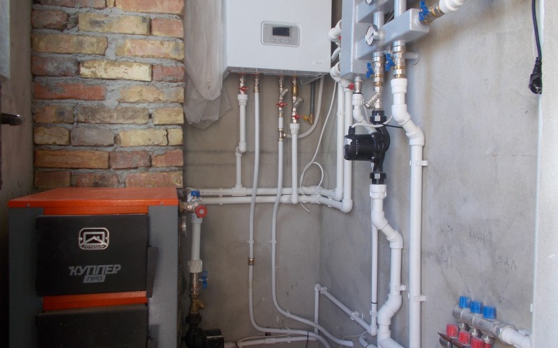 Комбинированная котельная с котлом Куппер ПРО и гидрострелкой Север