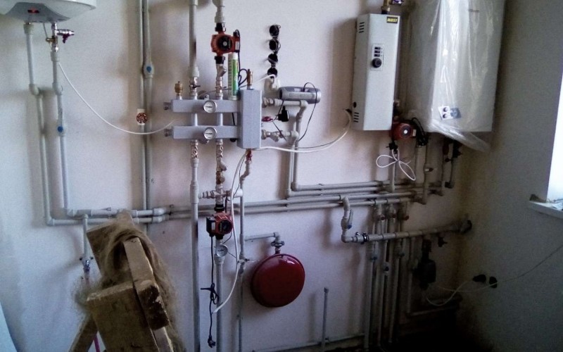 Монтаж комбинированной котельной Коктебель