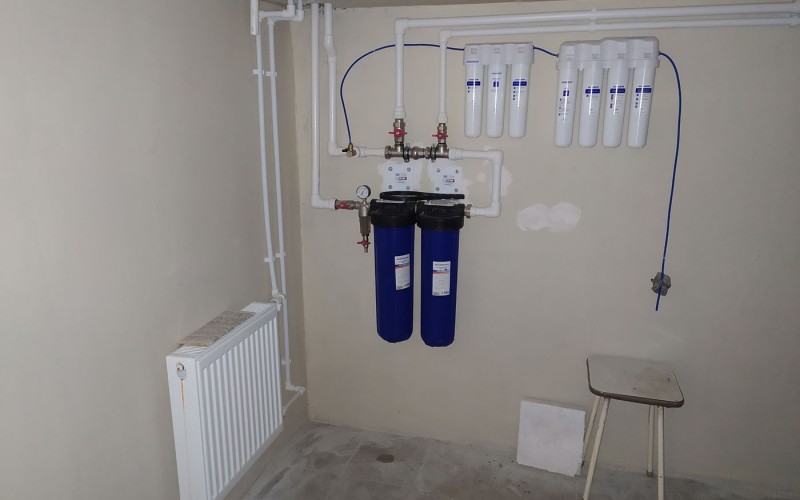 Узел для подключения насосной станции