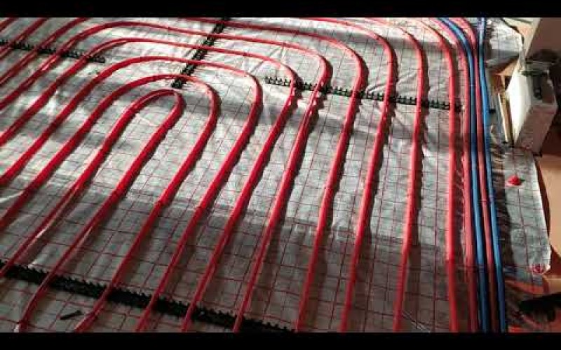 Монтаж отопления водяным теплым полом в квартире